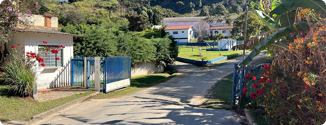 Entrada principal da fonte Bio Vinda